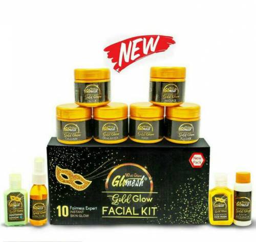 Gold glow facial 10 in 1 kit
