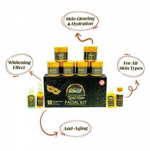Gold glow facial 10 in 1 kit