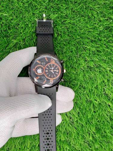 Apple Logo Soft Rubber Stap Watch For Boys 