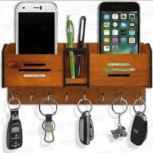 Wall hanging keys, pen and Mobile holder