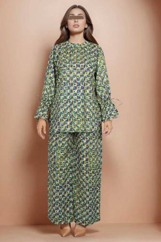 Saya Unstitched Printed Lawn 2 Piece (Shirt/Trouser)