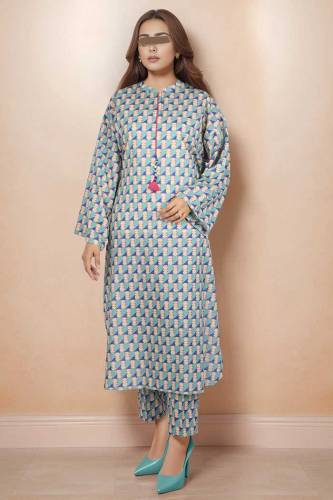 Saya Unstitched Printed Lawn 2 Piece (Shirt/Trouser)