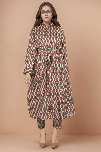 Saya Unstitched Printed Lawn 2 Piece (Shirt/Trouser)
