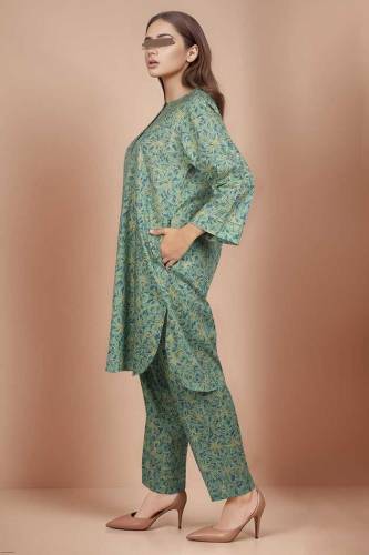 Saya Unstitched Printed Lawn 2 Piece (Shirt/Trouser)