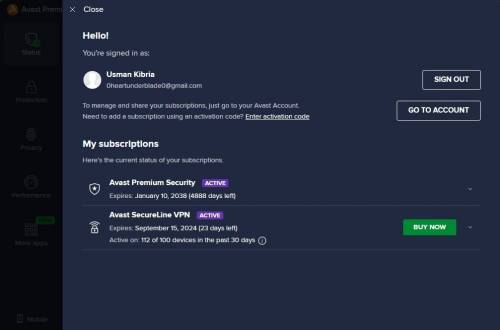 Eset and Avast antivirus software are avaliable. ALL GENUINE