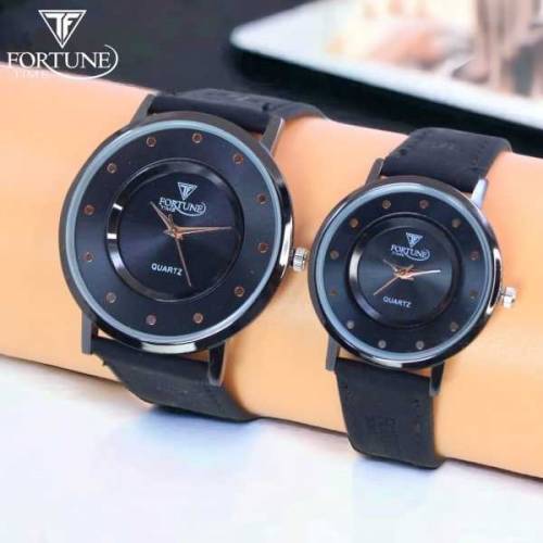 Pack of 2 Couple Watches for Men & Women•