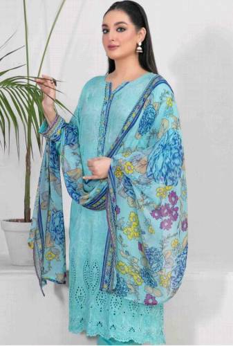 Shahid Tawakkal New Embroidered Printed Lawn - Printed  Lawn/Chiffon 