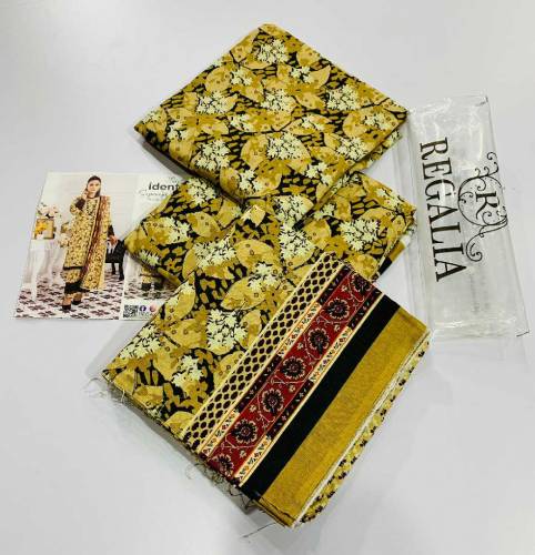 three piece Printed khaddar winter new collection 2024
