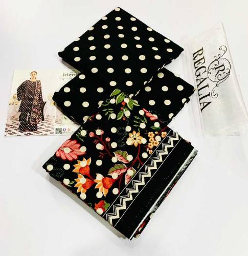 three piece Printed khaddar winter new collection 2024
