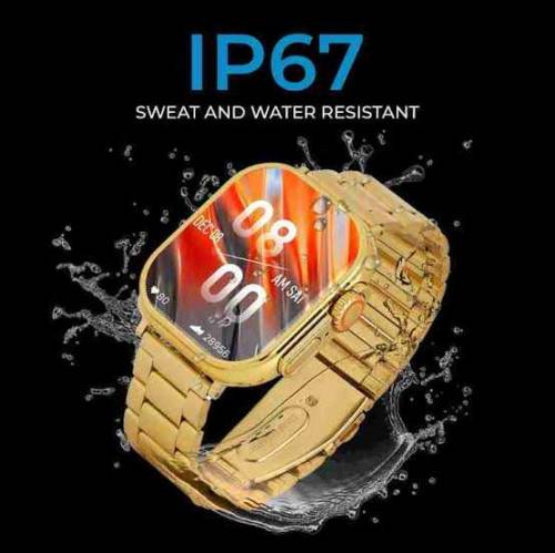 HK9 ULTRA SMART WATCH 24K GOLD 