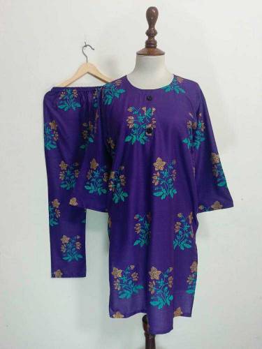 2Pc Stitched Printed Suits