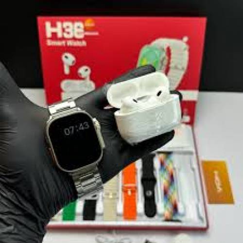H-36 Ultra 2_ 12 in 1 Smart Watch with Airpods Pro 2