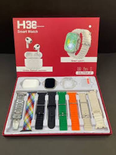 H-36 Ultra 2_ 12 in 1 Smart Watch with Airpods Pro 2