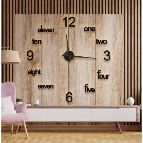•  Material: 3Mm Mdf•   Product Type: Wall Clock