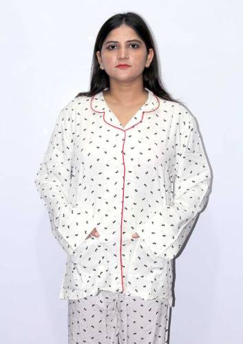 Night Dress Boski Linen For Girls & Female 
