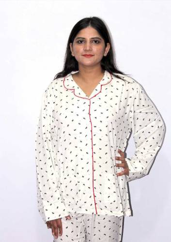 Night Dress Boski Linen For Girls & Female 