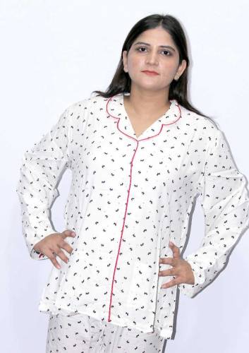 Night Dress Boski Linen For Girls & Female 