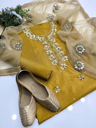 Latest Handmade 4pc Dress
