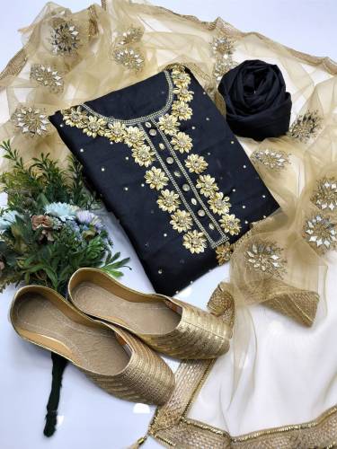 Latest Handmade 4pc Dress