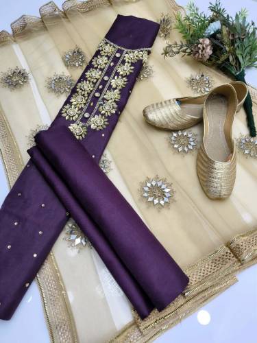 Latest Handmade 4pc Dress