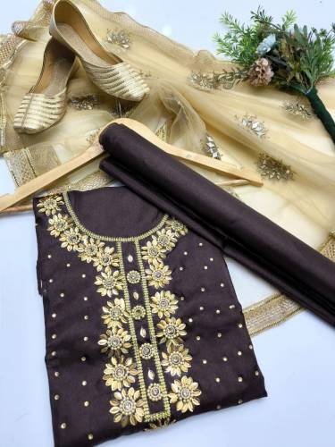 Latest Handmade 4pc Dress