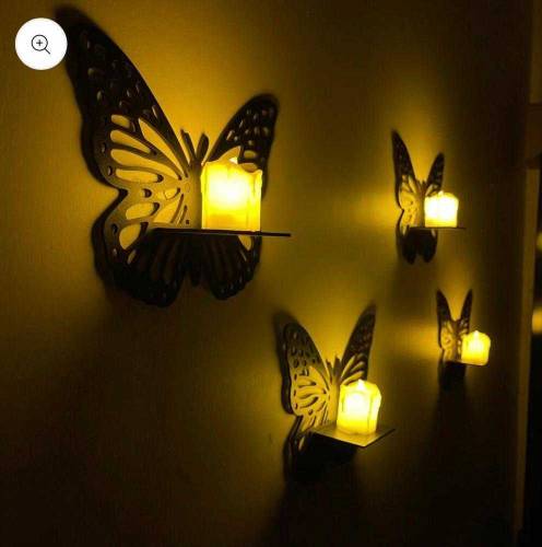 MDF wall Decoration Butterfly pack of 3