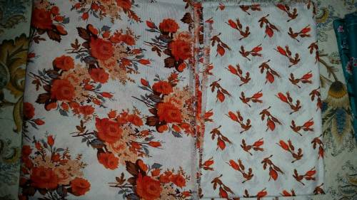 High quality soft Cotton allover two piece for mid season.