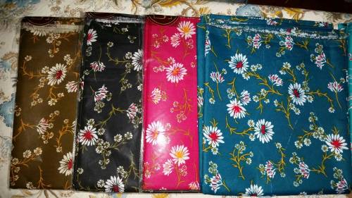 High quality soft Cotton allover two piece for mid season.