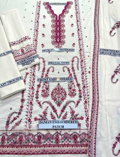 Dhannak embroidery 