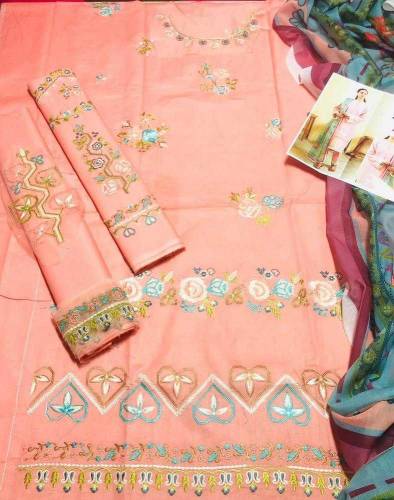 Embroidered dresses for Winter season 