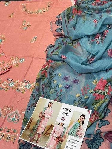 Embroidered dresses for Winter season 