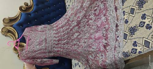 heavy embroided suit long forks for women heavy embroided suit