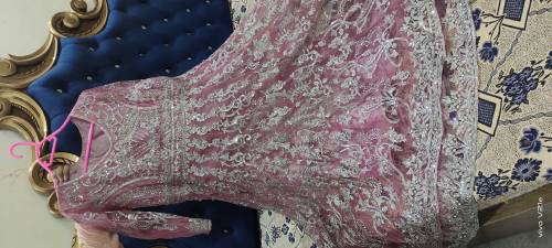 heavy embroided suit long forks for women heavy embroided suit