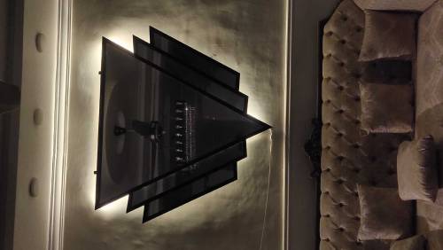 Wall Decoration Piece Mirror Fram with Light
