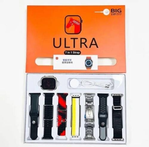 7 in 1 straps ultra smart watch 