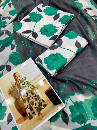 Swiss Digital Printed Shirt and trouser For Women 