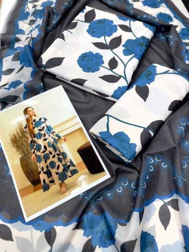 Swiss Digital Printed Shirt and trouser For Women 
