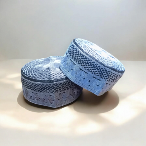 China caps two color gray 🩶 and blue 💙