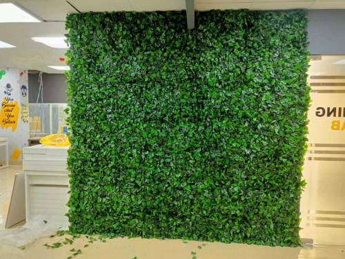 Artificial grass with fitting 