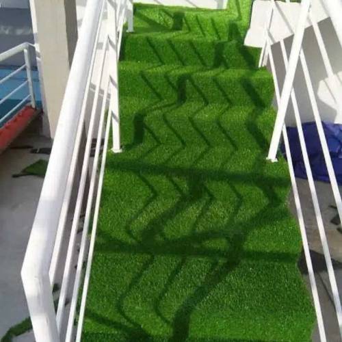 Artificial grass with fitting 