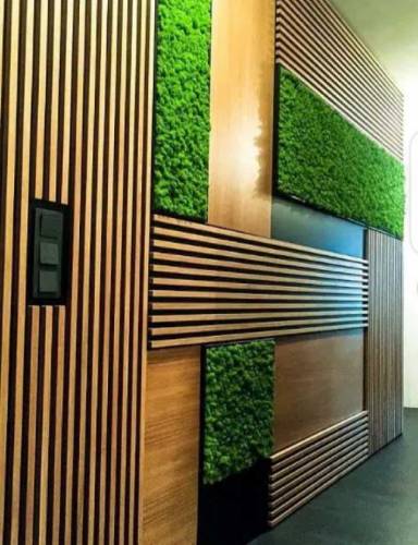 Artificial grass with fitting 