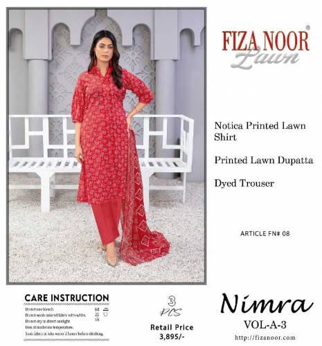big sell 3pc lawn by faiza noor