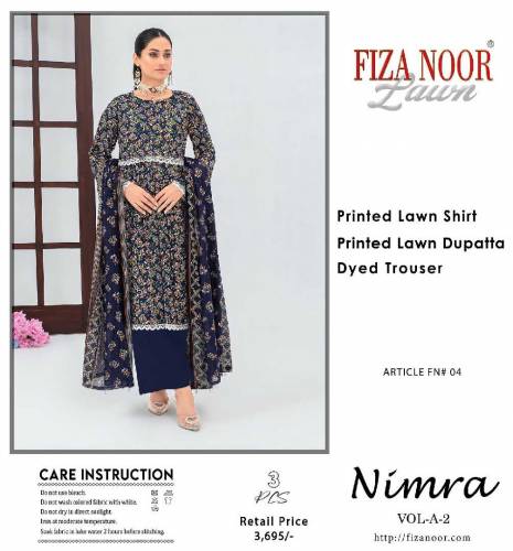 big sell 3pc lawn by faiza noor