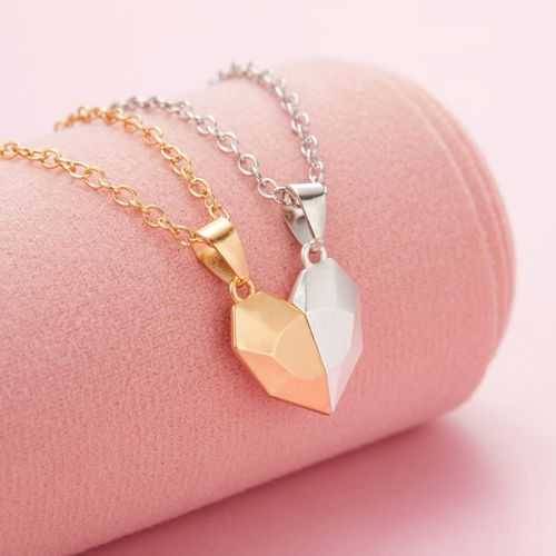 magnetic two heart chains 