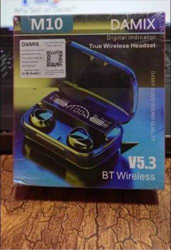 m10pro wireless earbuds black 