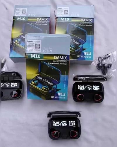 m10pro wireless earbuds black 