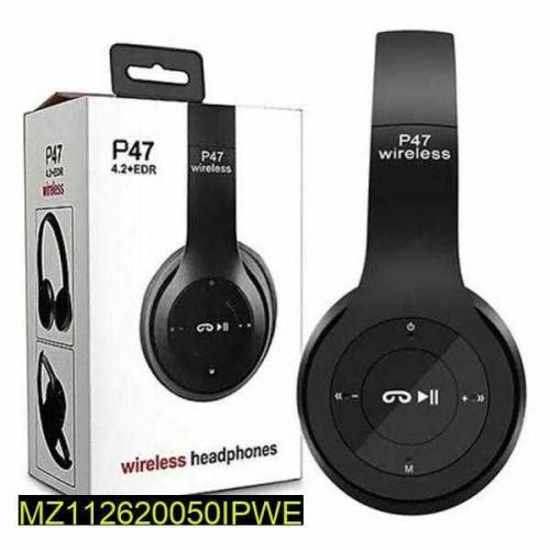 Wireless headphones Color: Black•  Charging Timing: 6Hours•