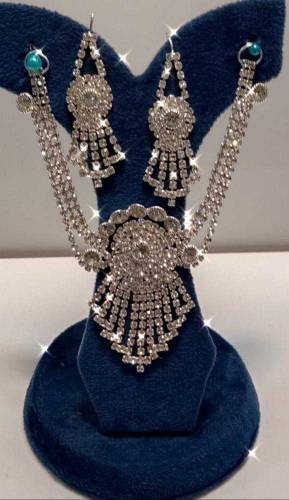 Modern Design Silver Plated Artificial Set-Delivery All Over Pakistan 