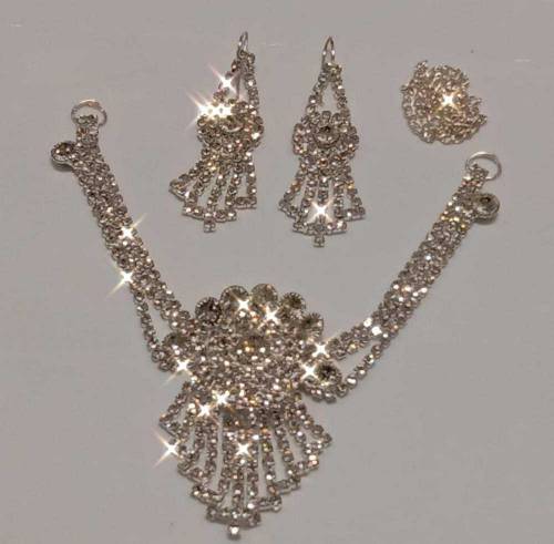 Modern Design Silver Plated Artificial Set-Delivery All Over Pakistan 