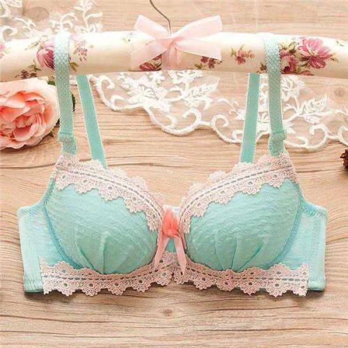 Cotton NET LACE WORK PADED BIKINI SET 